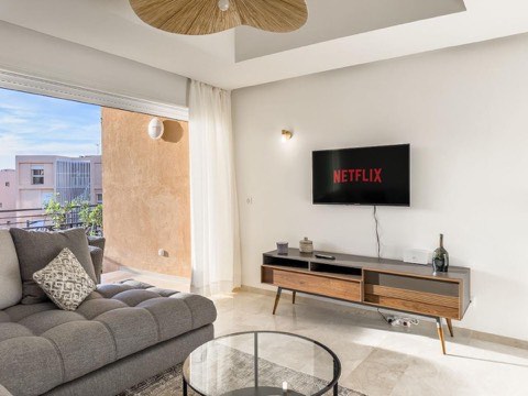 Appart lumineux dans la baie de Taghazout